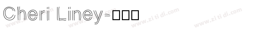 Cheri Liney字体转换